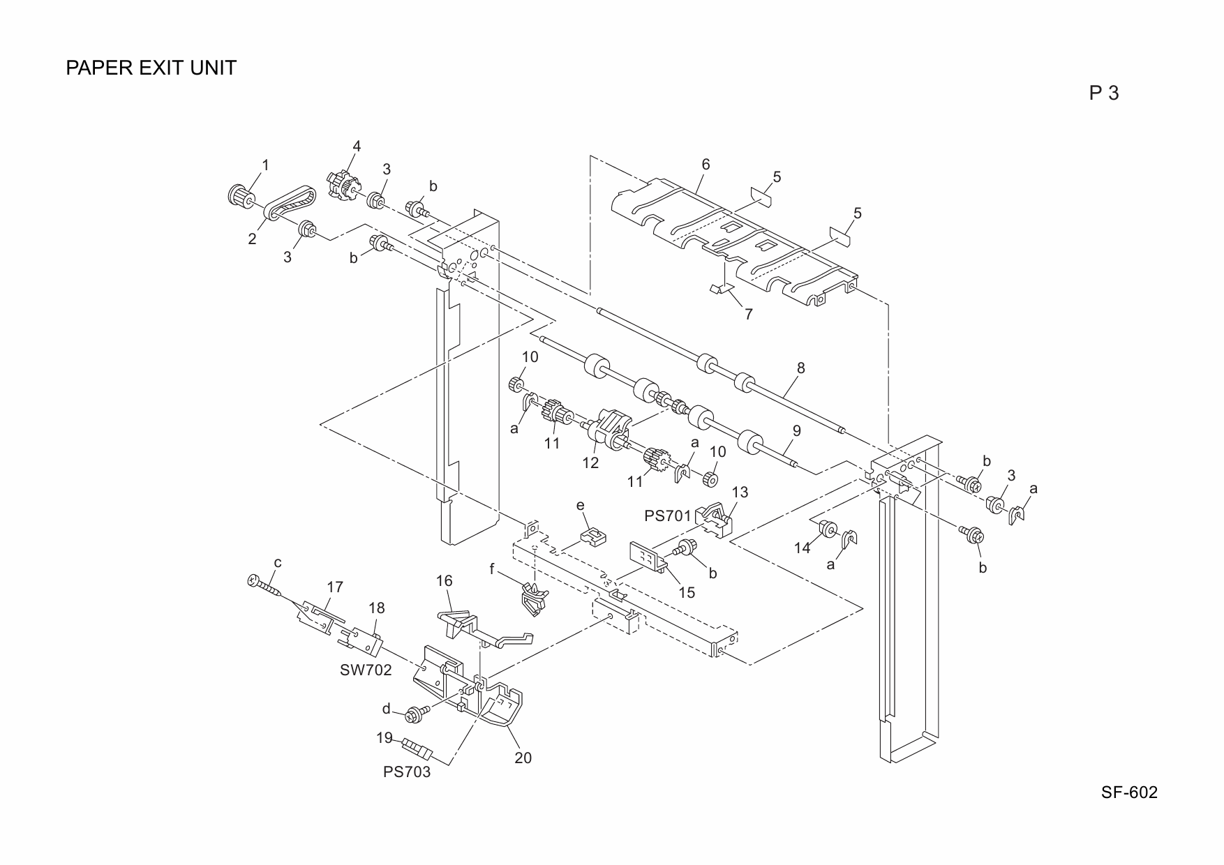 Konica-Minolta Options SF-602 A0PX Parts Manual-6